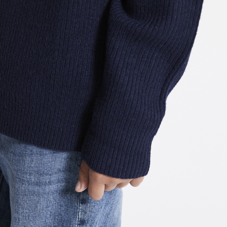 Sweater mit halbem Reißverschluss "Ruben zip"